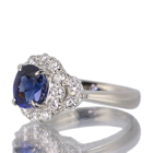 ���C�����u���[�T�t�@�C�A 2.2ct �_�C�������h 0.7ct �v���`�i �����O(�w��)