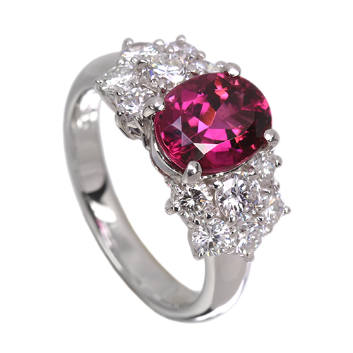 第485回抽選販売＞ピンクトルマリン 2.0ct ダイヤモンド 1.2ct