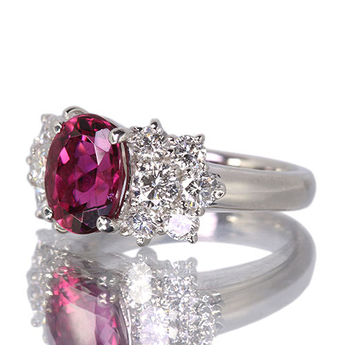 第485回抽選販売＞ピンクトルマリン 2.0ct ダイヤモンド 1.2ct