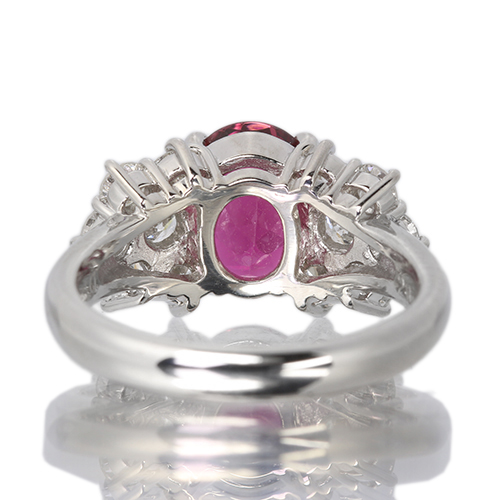 第485回抽選販売＞ピンクトルマリン 2.0ct ダイヤモンド 1.2ct