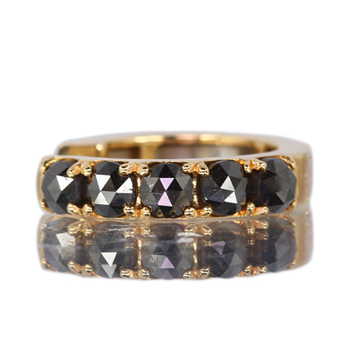 第486回抽選販売＞ブラックダイヤモンド 1.1ct イエローゴールド