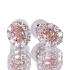 �s���N�_�C�������h 0.14ct/FOP/SI1 0.13ct/FOP/VS1 �_�C�������h 0.27ct �v���`�i �s���N�S�[���h �s�A�X