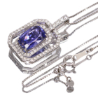 �^���U�i�C�g 4.3ct �_�C�������h 0.6ct �v���`�i �l�b�N���X