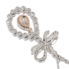 �s���N�_�C�������h 0.07ct/FLPP/SI2 �_�C�������h ��0.4ct �v���`�i �l�b�N���X