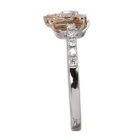 �s���N�_�C�������h 0.16ct/FIPP/SI2 �_�C�������h 0.4ct �v���`�i �s���N�S�[���h �����O(�w��)�y