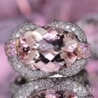 �����K�i�C�g ��9ct �s���N�T�t�@�C�A 1.5ct �_�C�������h 0.3ct �v���`�i �����O(�w��)