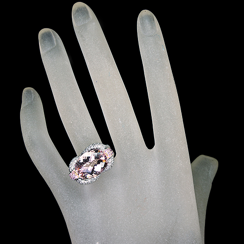 モルガナイト 約9ct ピンクサファイア 1.5ct ダイヤモンド 0.3ct