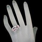 �����K�i�C�g ��9ct �s���N�T�t�@�C�A 1.5ct �_�C�������h 0.3ct �v���`�i �����O(�w��)