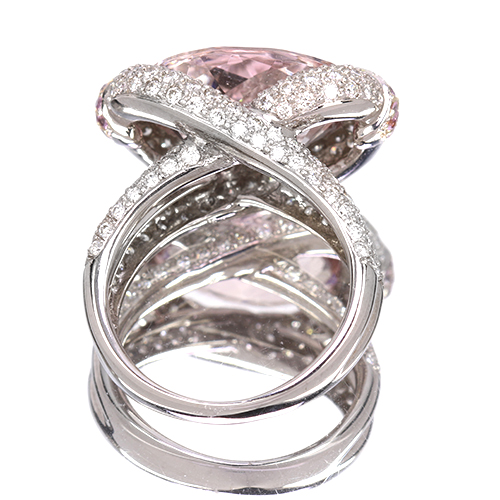 モルガナイト 約9ct ピンクサファイア 1.5ct ダイヤモンド 0.3ct