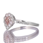 �s���N�_�C�������h 0.22ct/FOP/VS2 �_�C�������h 0.3ct �v���`�i �����O(�w��)