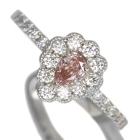 �s���N�_�C�������h 0.22ct/FOP/VS2 �_�C�������h 0.3ct �v���`�i �����O(�w��)