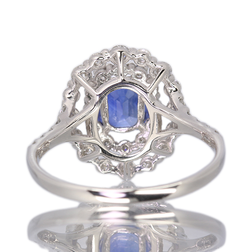 第486回抽選販売＞ブルーサファイア 1.4ct ダイヤモンド 0.6ct