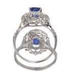 �u���[�T�t�@�C�A 1.4ct �_�C�������h 0.6ct �v���`�i �����O(�w��)