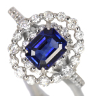 �u���[�T�t�@�C�A 1.4ct �_�C�������h 0.6ct �v���`�i �����O(�w��)