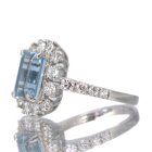 �T���^�}���A�A�N�A�}���� 2.5ct �_�C�������h 1.1ct �v���`�i �����O(�w��)