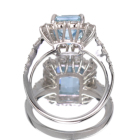 �T���^�}���A�A�N�A�}���� 2.5ct �_�C�������h 1.1ct �v���`�i �����O(�w��)