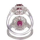 ���x���C�g ��1.5ct �_�C�������h ��0.7ct �v���`�i �����O(�w��)