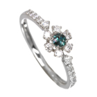 �A���L�T���h���C�g 0.12ct �_�C�������h 0.2ct �v���`�i �����O(�w��)