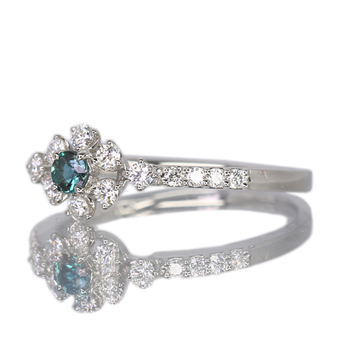 第486回抽選販売＞アレキサンドライト 0.12ct ダイヤモンド 0.2ct