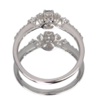 �A���L�T���h���C�g 0.12ct �_�C�������h 0.2ct �v���`�i �����O(�w��)