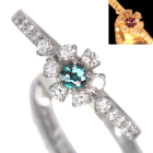 �A���L�T���h���C�g 0.12ct �_�C�������h 0.2ct �v���`�i �����O(�w��)