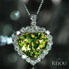 �n�[�g�V�F�C�v�X�t�F�[�� 5.8ct �_�C�������h 0.8ct �v���`�i �l�b�N���X