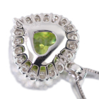 �n�[�g�V�F�C�v�X�t�F�[�� 5.8ct �_�C�������h 0.8ct �v���`�i �l�b�N���X