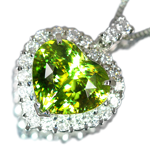 第487回抽選販売＞ハートシェイプスフェーン 5.8ct ダイヤモンド 0.8ct