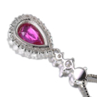 ����M�s�W�����u���b�h���r�[ 1.0ct �_�C�������h 0.4ct �v���`�i �l�b�N���X