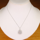 ���L�V�R�Y�E�H�[�^�[�I�p�[�� ��1.5ct �_�C�������h 0.9ct �v���`�i �l�b�N���X