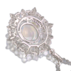 ���L�V�R�Y�E�H�[�^�[�I�p�[�� ��1.5ct �_�C�������h 0.9ct �v���`�i �l�b�N���X