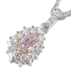 �s���N�_�C�������h 0.23ct/LPP/I1 �_�C�������h ��0.2ct �v���`�i �s���N�S�[���h �l�b�N���X