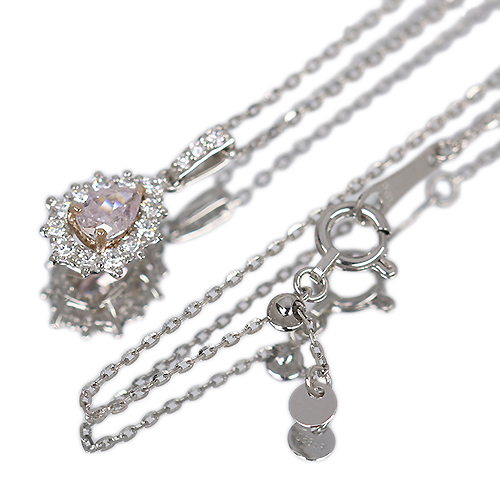 1円スタート]美しいダイヤモンドネックレス 0.235ct 最高級D/SI1 