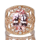 �����K�i�C�g 5ct �_�C�������h ��0.2ct �s���N�S�[���h �����O(�w��)