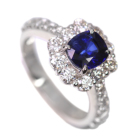 ���C�����u���[�T�t�@�C�A ��1.8ct �_�C�������h 1.2ct �v���`�i �����O(�w��)
