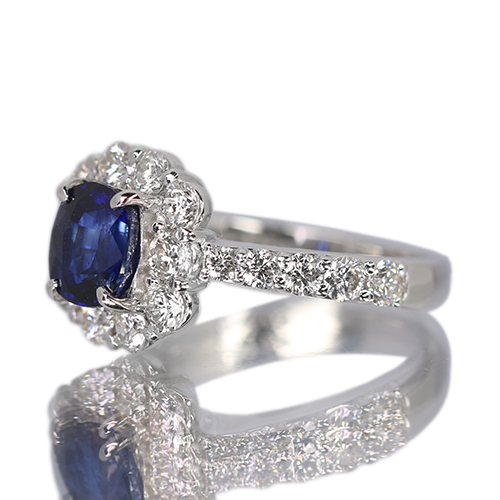 第487回抽選販売＞ロイヤルブルーサファイア 約1.8ct ダイヤモンド 1.2