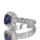 ���C�����u���[�T�t�@�C�A ��1.8ct �_�C�������h 1.2ct �v���`�i �����O(�w��)