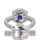 ���C�����u���[�T�t�@�C�A ��1.8ct �_�C�������h 1.2ct �v���`�i �����O(�w��)
