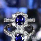 ���C�����u���[�T�t�@�C�A ��1.8ct �_�C�������h 1.2ct �v���`�i �����O(�w��)