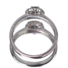 �A���L�T���h���C�g 0.23ct �_�C�������h 0.4ct �v���`�i �����O(�w��)