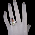 �o�C�J���[�g���}���� 7.1ct �x�r�[������^�� �_�C�������h 0.5ct �v���`�i �����O(�w��)