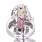 �o�C�J���[�g���}���� 7.1ct �x�r�[������^�� �_�C�������h 0.5ct �v���`�i �����O(�w��)