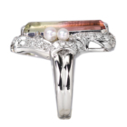 �o�C�J���[�g���}���� 7.1ct �x�r�[������^�� �_�C�������h 0.5ct �v���`�i �����O(�w��)