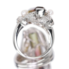 �o�C�J���[�g���}���� 7.1ct �x�r�[������^�� �_�C�������h 0.5ct �v���`�i �����O(�w��)
