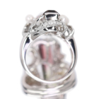 �o�C�J���[�g���}���� 7.1ct �x�r�[������^�� �_�C�������h 0.5ct �v���`�i �����O(�w��)