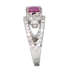 �s���N�T�t�@�C�A 1.3ct �_�C�������h 0.7ct �v���`�i �����O(�w��)