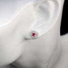 ���b�h�x���� 0.25ct �_�C�������h �v���`�i �s�A�X