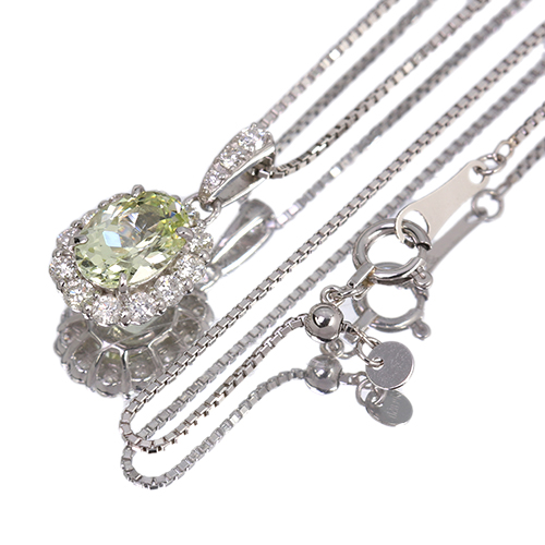 第488回抽選販売＞レモングリーンガーネット(タンザニア産) 1.3ct