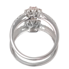 �s���N�_�C�������h 0.122ct/FOP/I1 �n�[�g�A���h�L���[�s�b�h�_�C�������h(H&C) 0.3ct �v���`�i �����O(�w��)
