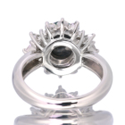 �I�[�X�g�����A���C�g�j���O���b�W�Y�u���b�N�I�p�[�� 1.0ct �_�C�������h 0.8ct �v���`�i �����O(�w��)